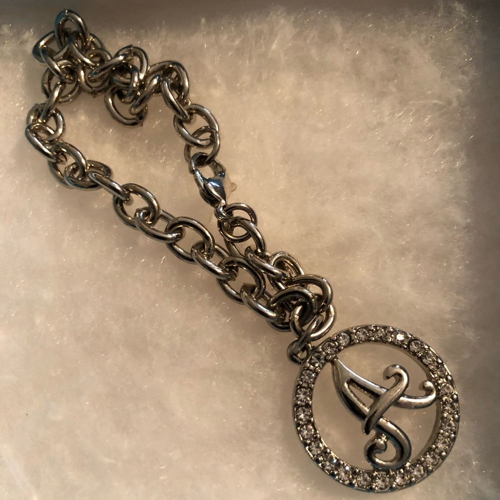 Silver tone bracelet